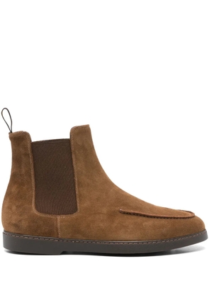 Doucal's suede ankle boots - Brown