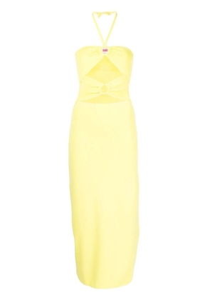 Solid & Striped The Ariana halterneck dress - Yellow