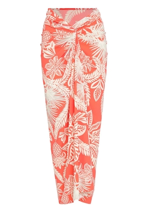 Lygia & Nanny Diana Bio beach cover-up - Orange