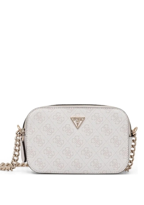 GUESS USA logo-plaque cross body bag - White