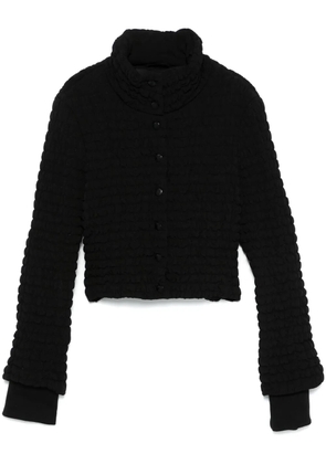 Patrizia Pepe cropped puffer jacket - Black