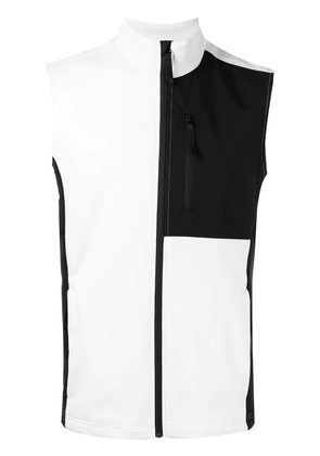 Aztech Mountain colour-block zipped vest - Black