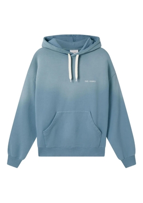 Axel Arigato logo-embroidered hoodie - Blue