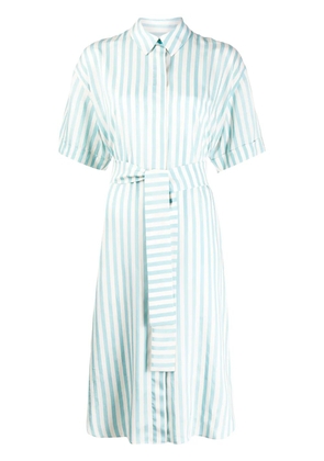 PS Paul Smith striped shirt dress - Blue