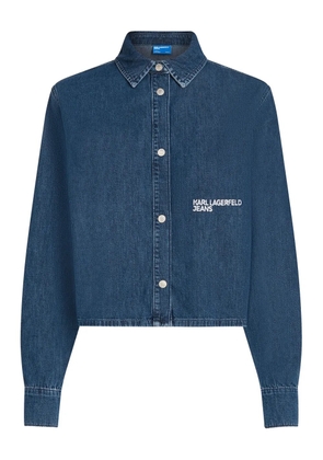 Karl Lagerfeld Jeans boxy denim blouse - Blue