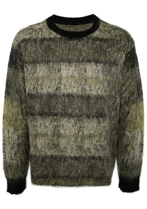 CROQUIS ×Neil Barrett striped jacquard sweater - Black