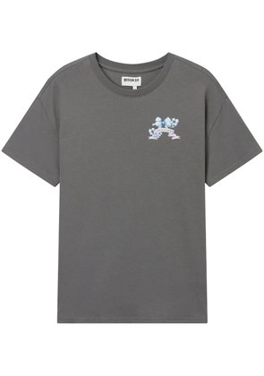 Musium Div. logo~print T-shirt - Grey