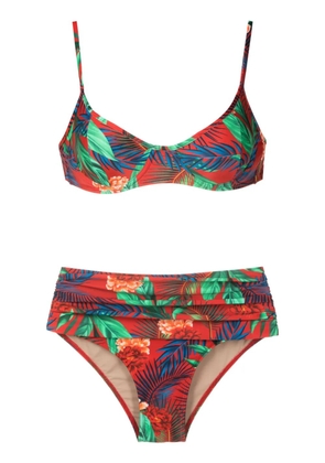 Lygia & Nanny Liliane floral-print bikini - Red