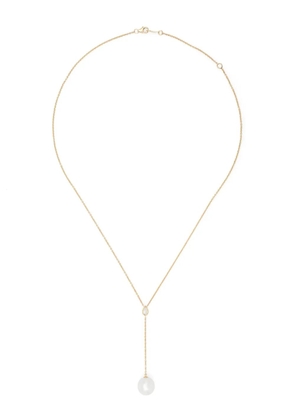 Mizuki 14kt yellow gold Sea Of Beauty pearl and diamond necklace