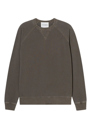 Closed raglan-sleeve sweatshirt - Neutrals