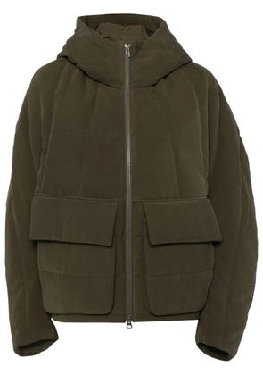 Goen.J quilted hood puffer jacket - Green