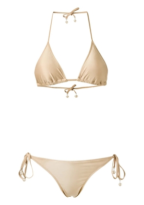 Amir Slama triangle bikini set - Neutrals