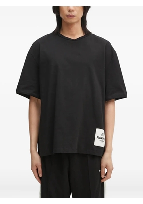 Fiorucci logo-patch T-shirt - Black