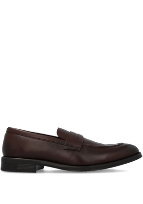 PS Paul Smith penny-strap leather loafers - Brown