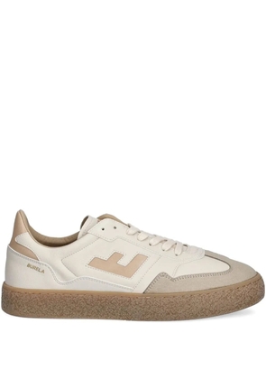 Flamingos logo-detail leather sneakers - Neutrals