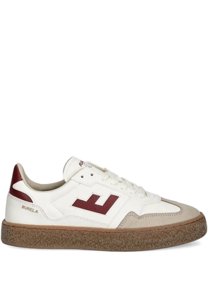 Flamingos Burela logo-detail leather sneakers - Neutrals