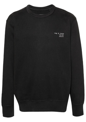 rag & bone logo-print sweatshirt - Black