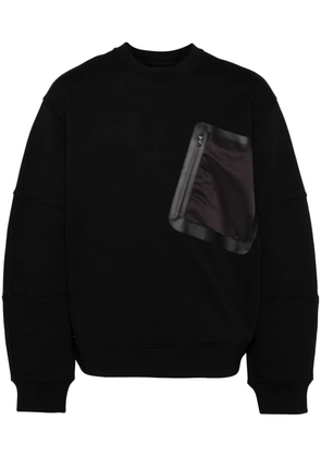 CROQUIS pocket sweatshirt - Black