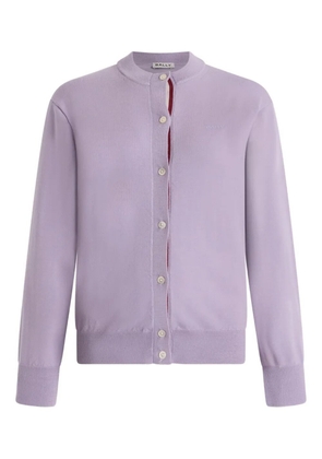 Bally button-fastening wool cardigan - Purple