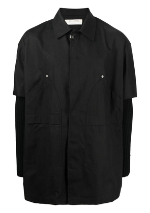 1017 ALYX 9SM knitted sleeves shirt jacket - Black