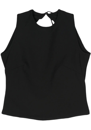 Sunnei Buco cut-out detailing top - Black
