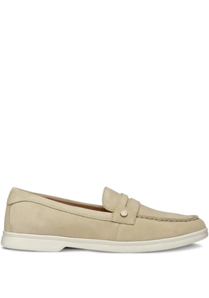 Geox Xan3 suede loafers - Neutrals