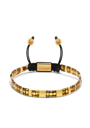 Nialaya Jewelry tila-beads marbled bracelet - Gold