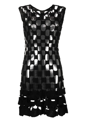 Monse cut-out knit mini dress - Black