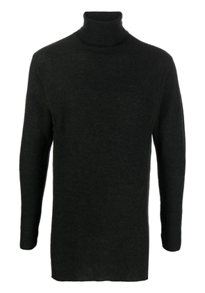 Masnada fine knit roll-neck jumper - Green