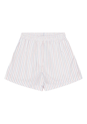 REMAIN striped side-pocket shorts - White