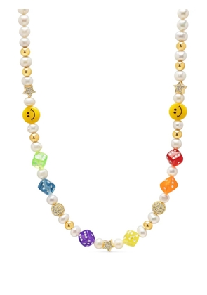 Nialaya Jewelry freshwater-pearl beaded necklace - Gold