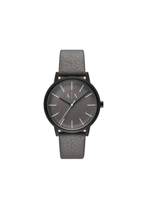 Armani Exchange round-face 42mm - Grey