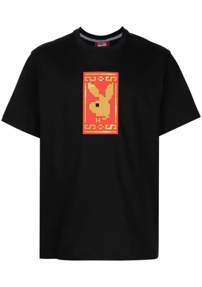 Mostly Heard Rarely Seen 8-Bit Stack Your Paper T-shirt - Black