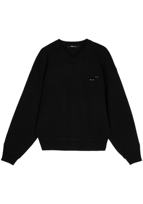 ZZERO BY SONGZIO Twin Panther knitted jumper - Black