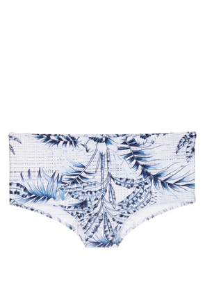 Lygia & Nanny Copacabana botanical-print swimming trunks - Veredas