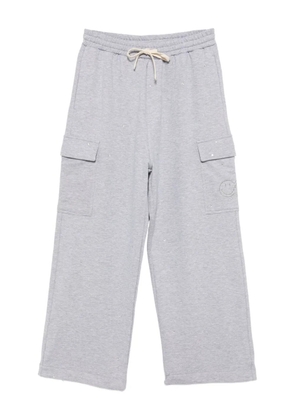 Joshua Sanders rhinestone-embellished cotton pants - Grey