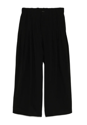 SONGZIO dart-detail wide-leg pants - Black