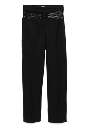 JORDANLUCA mesh tailored trousers - Black