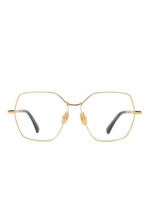 Max Mara Eyewear geometric glasses - Gold