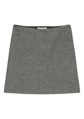 Marc O'Polo houndstooth-pattern miniskirt - Black