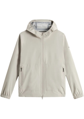 Woolrich hooded zip-up jacket - Neutrals