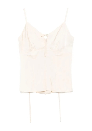Goen.J tie detail camisole - Neutrals