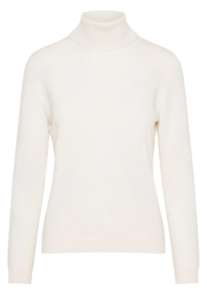 Barba roll-neck sweater - White
