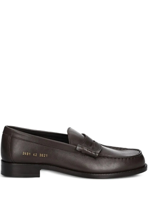 Common Projects penny leather loafers - Brown