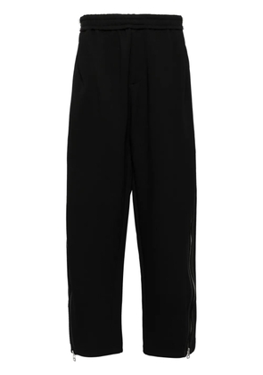 CROQUIS side-zip track pants - Black