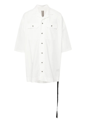 Rick Owens DRKSHDW Magnum Tommy cotton long shirt - White