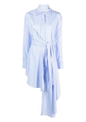 Viktor & Rolf draped asymmetric shirtdress - Blue
