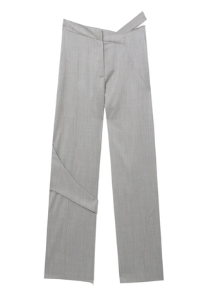 HELIOT EMIL wool asymmetric trousers - Grey