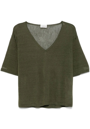 P.A.R.O.S.H. fine-knit blouse - Green