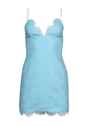 David Koma lace minidress - BLUE